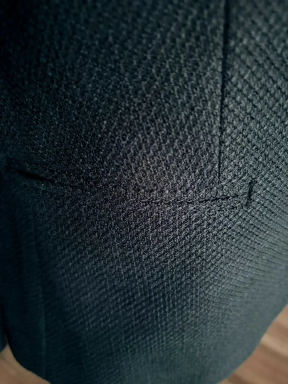 Vintage ANN TAYLOR True Navy Textured Blazer
